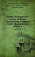 Novum lexicon graeco-latinum in Novum Testamentum