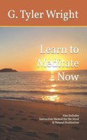 Learn to Meditate Now