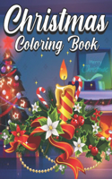 Christmas Coloring Book: An Adult Coloring Book Featuring Adorable Santa Designs for Holiday Fun, Stress Relief and Relaxation