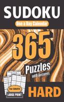 Sudoku One a Day Calendar for Adults