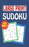 Large Print Sudoku Easy Book 2