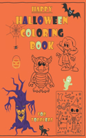 Happy Halloween Coloring Book for Toddlers