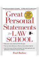 Great Personal Statements for Law School
