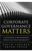 Corporate Governance Matters
