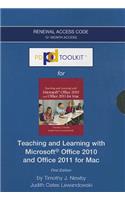 Pdtoolkit -- 12-Month Extension Standalone Access Card (CS Only) -- For Teaching and Learning with Microsoft Office 2010 and Office 2011 for Mac