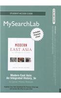 MySearchLab with Pearson Etext - Standalone Access Card - for Modern East Asia