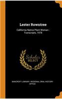 Lester Rowntree