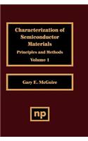 Characterization of Semiconductor Materials, Volume 1