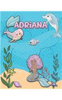 Handwriting Practice 120 Page Mermaid Pals Book Adriana: Primary Grades Handwriting Book K-2