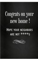 Thick Journal (120 pages) - Housewarming gifts for new home women, men