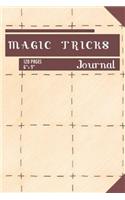 Magic Tricks Journal: Composition Book / Notebook / Journal ( 6 X 9 ), College Ruled / Lined Paper, 120 Pages for Magicians