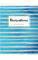 Reservations: Reservations Book for Restaurant Reservation Appointment Book Booking Notebook Time Management Log Book Reservation Table(1 Restaurant Equipment and Supplies)