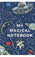 My Magical Notebook: 110 Blank Pages Magical Notebook with Cats Perfect for Drawing and Writing