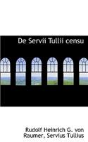 de Servii Tullii Censu