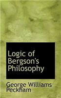 Logic of Bergson's Philosophy