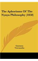 Aphorisms Of The Nyaya Philosophy (1850)