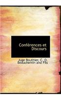 Conf Rences Et Discours