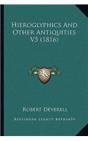 Hieroglyphics And Other Antiquities V5 (1816)