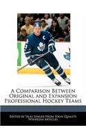 A Comparison Between Original and Expansion Professional Hockey Teams