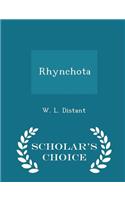 Rhynchota - Scholar's Choice Edition