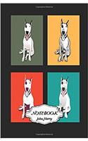 Notebook Journal Dot-grid Notebooks 4 Dog Pop Art