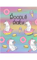 Doodle Diary For Young Girls: Dot Grid Journal Notebook