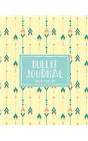 Bullet Journal Dot Grid for 90 Days, Sweet Tribal Boho Numbered Pages Quarterly Journal Diary,: Large Bullet Journal 8x10 with 150 Dot Grid Pages with Number