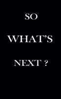 So What's Next ? Journal