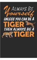 Always be Yourself Unless you can be a Tiger Then Always be a Tiger