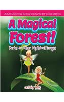 Magical Forest! Faries & Other Mythical Images - Adult Coloring Books Enchanted Forest Edition
