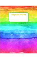 Composition Notebook: The Perfect Place to take Notes and Organizing your Free Time, School Activities and Works - Peace - 8,5" x 11" - Lined