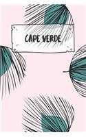 Cape Verde: Ruled Travel Diary Notebook or Journey Journal - Lined Trip Pocketbook for Men and Women with Lines