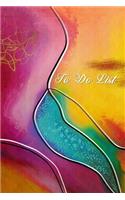 To Do List: Abstract art Weekly Work Task Checklist - Daily Task Planner - To Do List Notebook - Agenda Notepad For Men, Women, Students & Kids