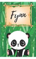 Fynn Notizbuch Panda / Malbuch / Kritzelbuch / Tagebuch / Journal / DIN A5 / Geschenke