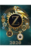 Weekly Planner Initial "Z" Monogram 2020