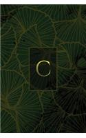 Monogram C Notebook: Blank Journal Diary Memoir Log Logue(3 Luxury Two 150 Lined)