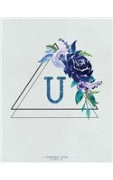 U: A Monogrammed Journal to Write in