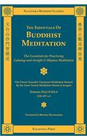 Essentials of Buddhist Meditation