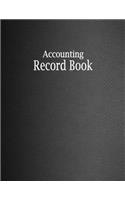 Accounting Record Book: 100 Pages, 4 Column Ledger