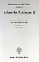 Reform Des Sozialstaats II