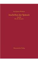 Inschriften Der Spatzeit