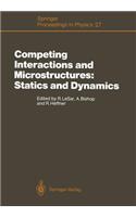 Competing Interactions and Microstructures: Statics and Dynamics