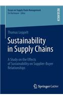 Sustainability in Supply Chains