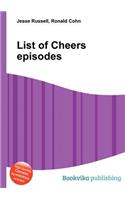 List of Cheers Episodes