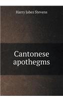 Cantonese Apothegms
