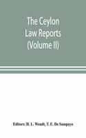 Ceylon Law reports