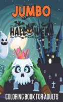 Jumbo Halloween Coloring Book for Adults