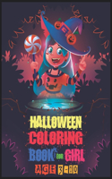 Halloween Coloring Book for Girl Age 3-10