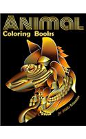 Animal Coloring Books for Adults Relaxation: Cool Adult Coloring Book with Horses, Lions, Elephants, Owls, Dogs, and More!