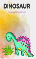 Dinosaur Coloring Book for Kids Ages 4-8